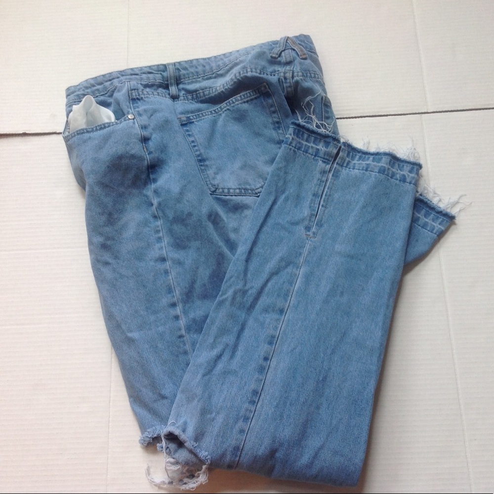 Fashion Nova Denim Jeans Distressed Rugged Plus